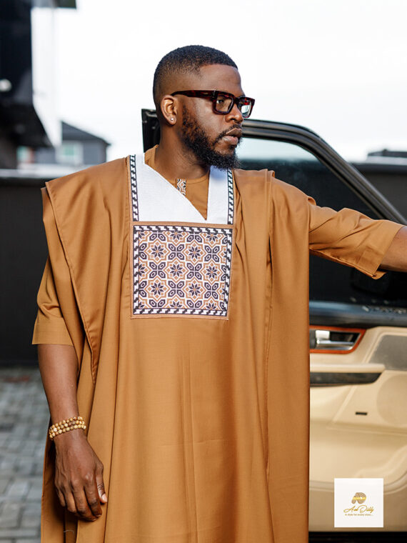 Golden Groom Agbada Style SA2